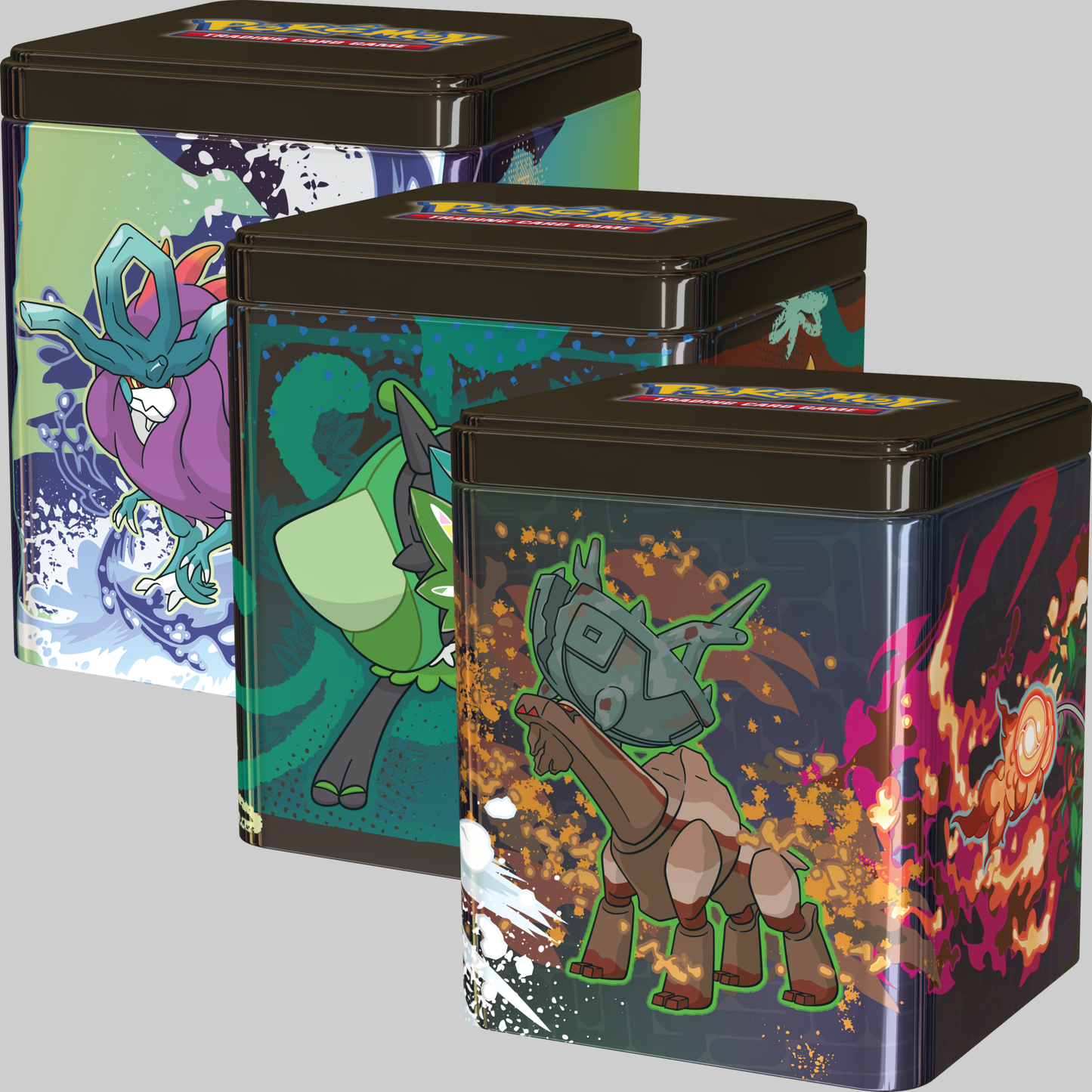 2025 Stacking Tin (Treasures of Ruin-Paradox Pokémon-Ogerpon)