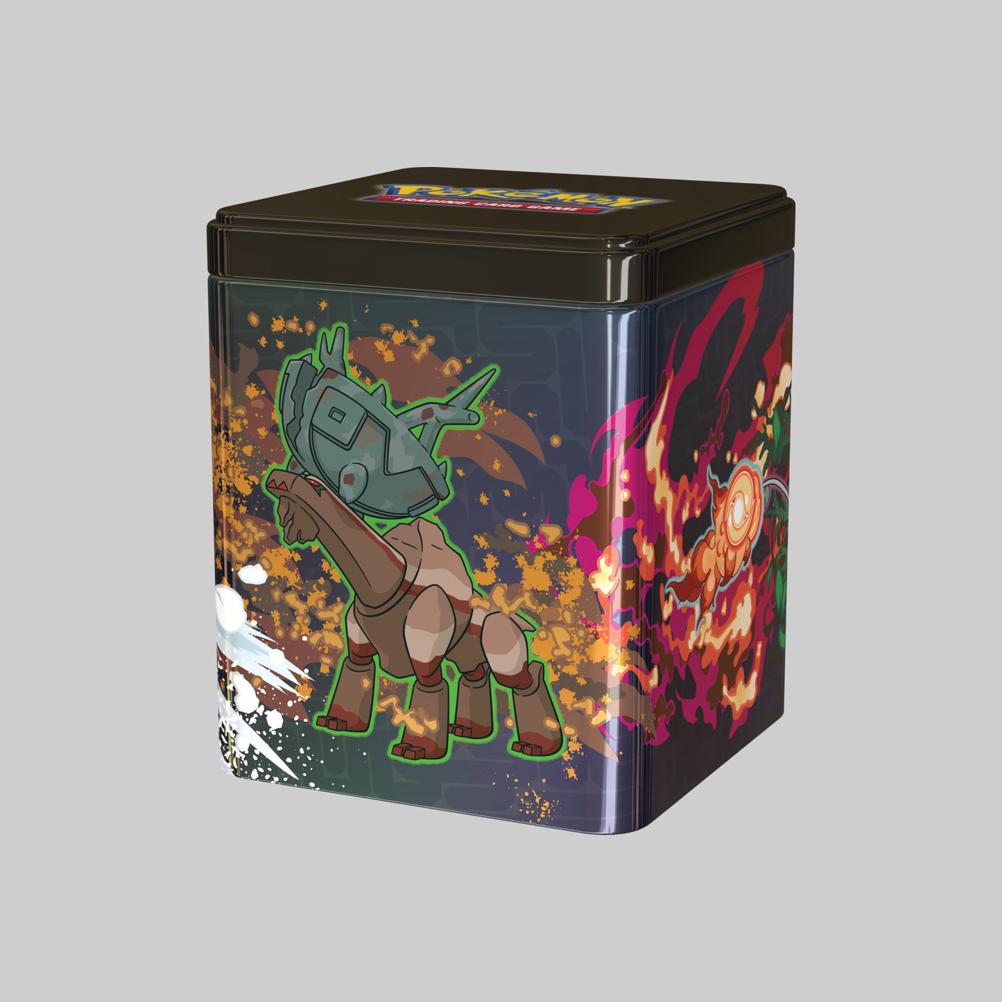 2025 Stacking Tin (Treasures of Ruin-Paradox Pokémon-Ogerpon)